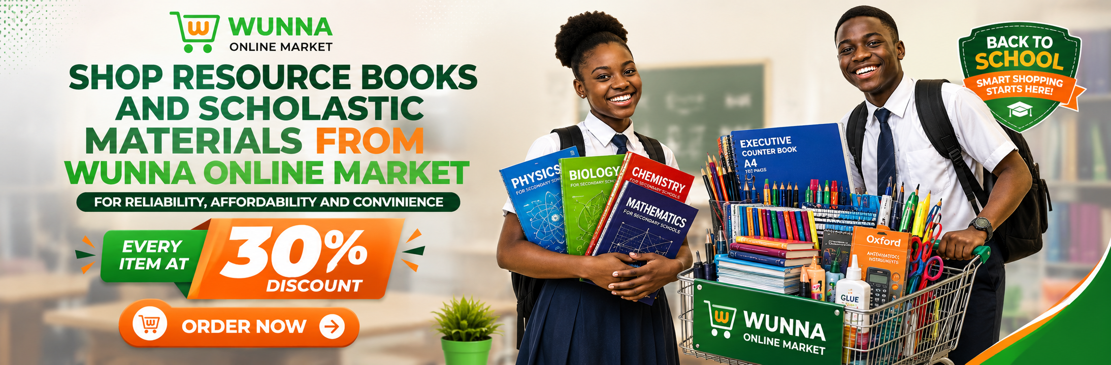 Explore Wunna Market learning and school supplies