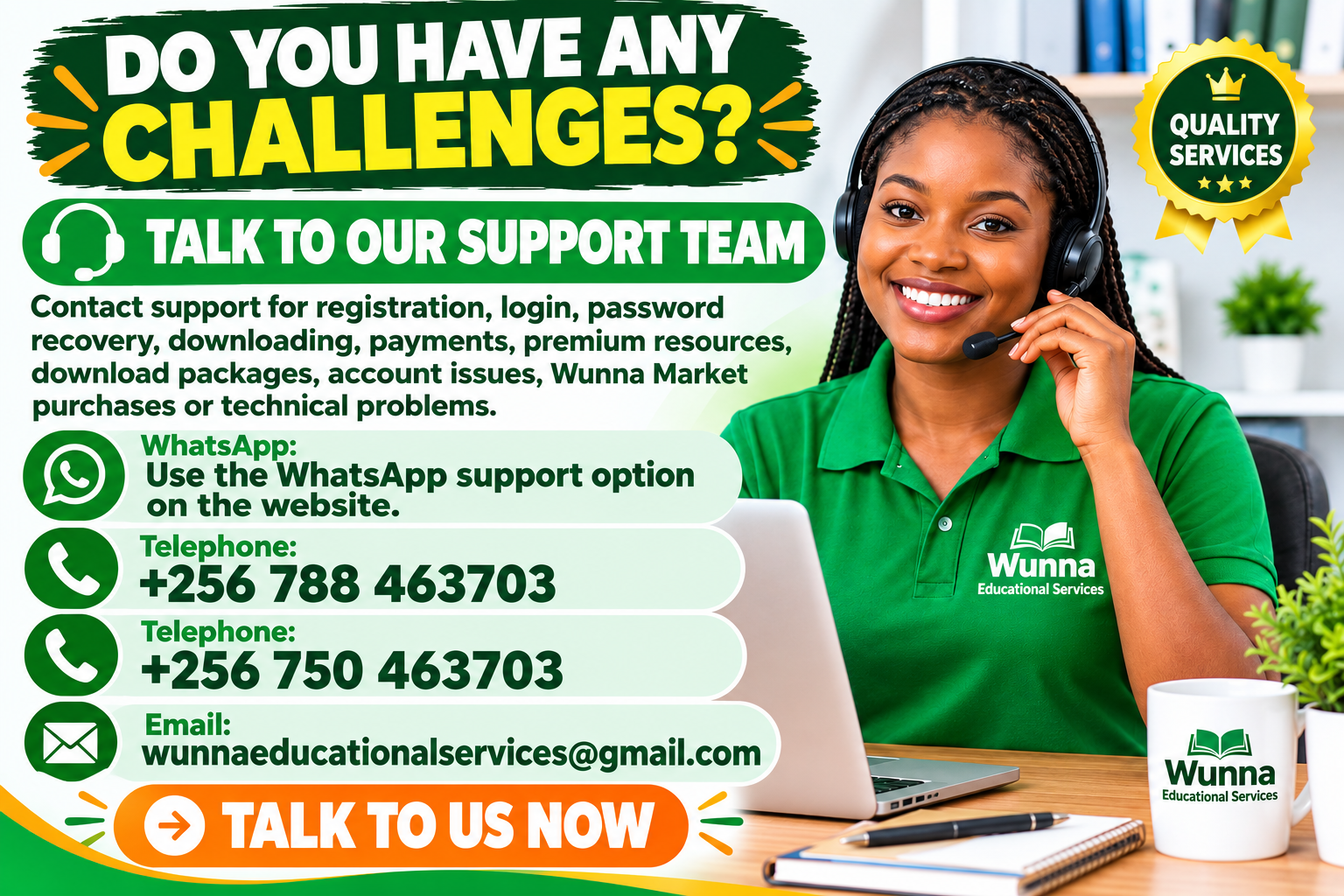 TALK TO US